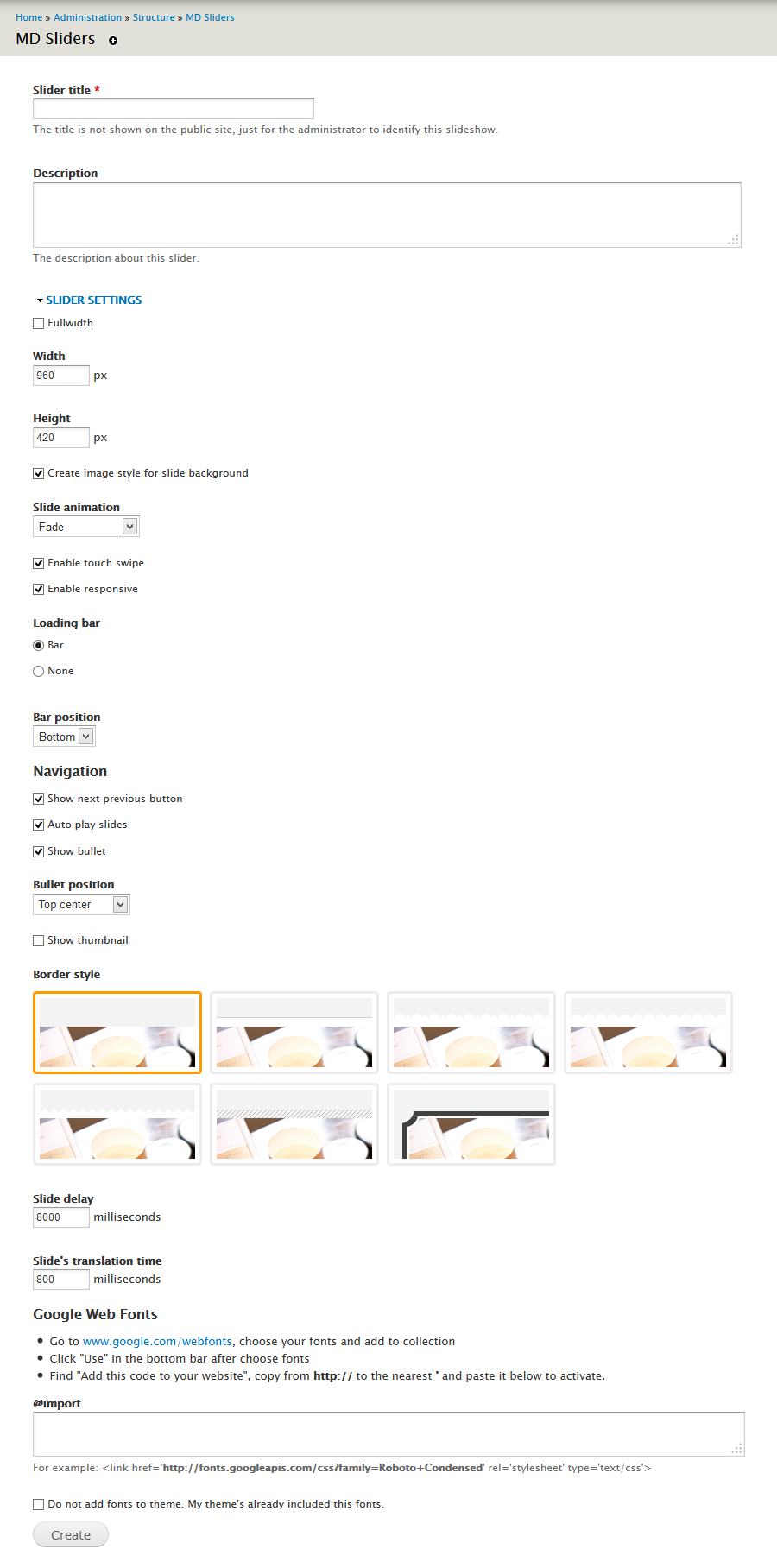 Basic config